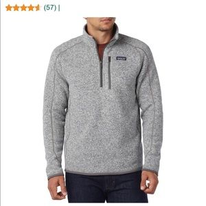 Men’s better sweater 1/4 zip pull over